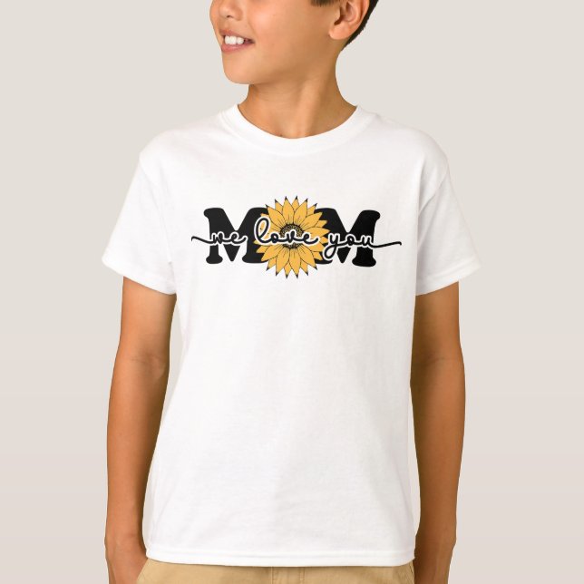 Mamma I Kärlek You Mors dag Design-4325 T Shirt (Framsida)
