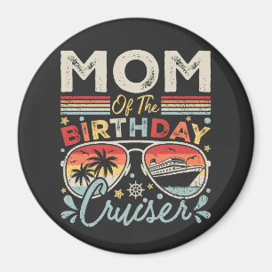 Mamma i kretsloppet från Birthday Cruiser Vacation Magnet