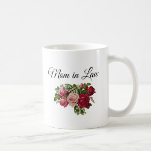 Mamma i Law Blommigt Ro Bouquet Mugg