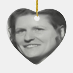 Mamma i minne julgransprydnad keramik