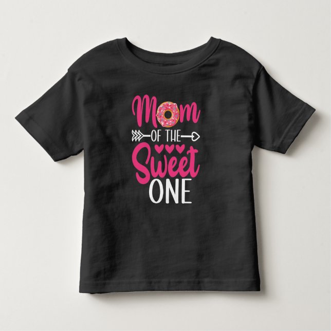Mamma i söt en sprinkled Donut T Shirt (Framsida)