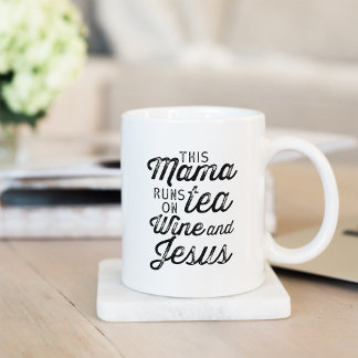 Mamma i Springa på Tea, Vin och Jesus Mugg