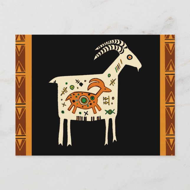 Mamma i sydvästra berget vykort (Framsida)