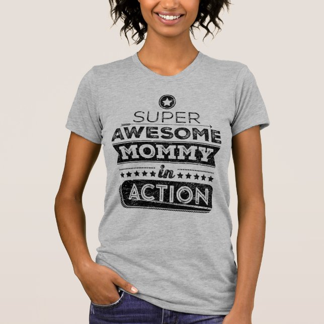 Mamma i toppen i praktiken (Ehpster Stil) Tee Shirt (Framsida)