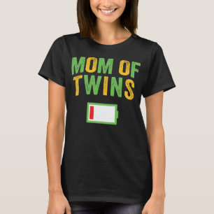 Mamma i Twillingarnas Födelsedagsfest, låg batte T Shirt