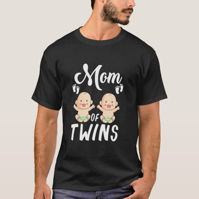 MAMMA i TWILLINGARS MAMMA T Shirt (Framsida)