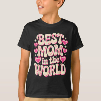 Mamma i världen retro mamma någonsin mors dag kvin t shirt