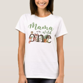 Mamma i Vild 1 Forest Zoo Animals T Shirt