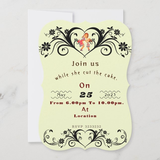 Mamma Inbjudningar (Framsida)