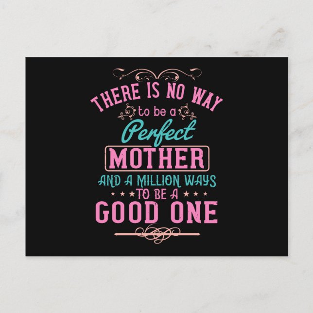 Mamma - Ingen möjlighet att vara en perfekt mamma Vykort (Framsida)