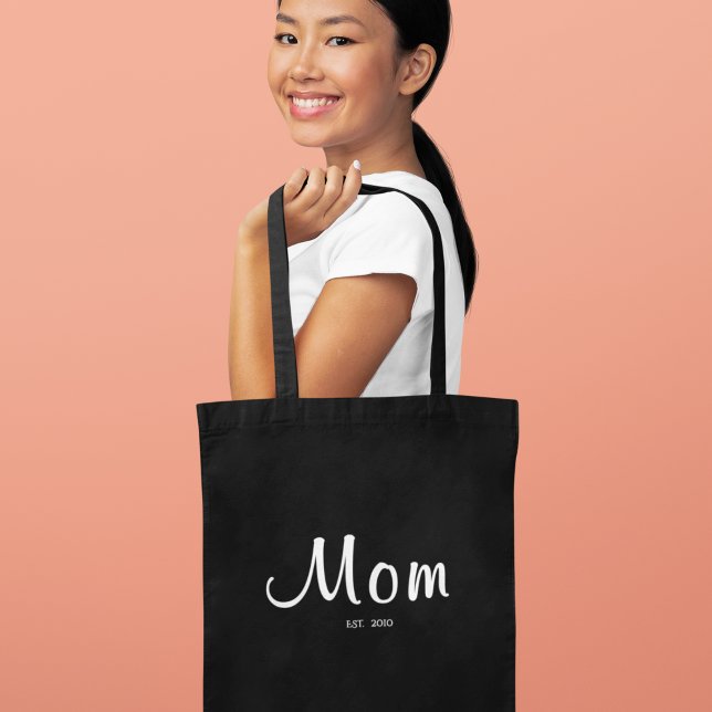 Mamma inrättade en ny mamma Gift Tote Bag Tygkasse (Skapare uppladdad)