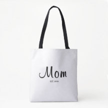 Mamma inrättade en ny mamma Gift Tote Bag