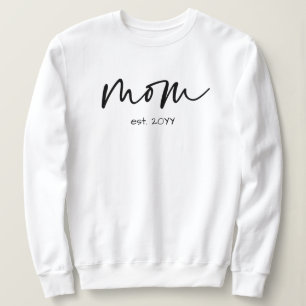 Mamma inrättade ett minimum av typografi t shirt