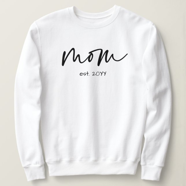 Mamma inrättade ett minimum av typografi t shirt (Design framsida)