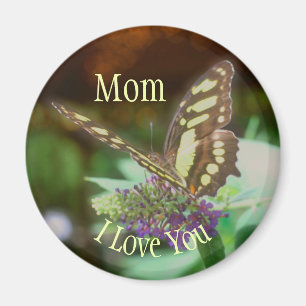 Mamma jag älskar dig fjäril magnet