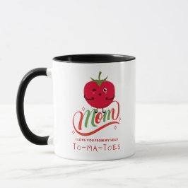 Mamma jag älskar dig från mina TOMATER Roliga mamm Mugg