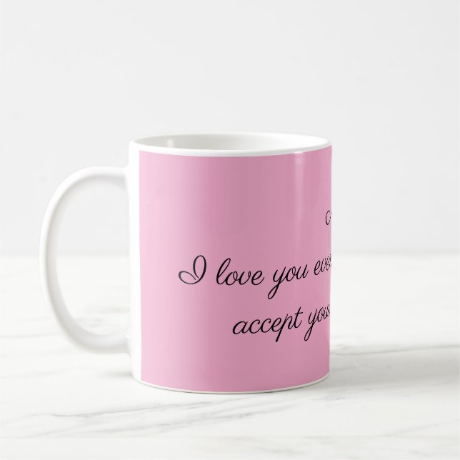 Mamma, jag älskar dig kaffemugg (Vänster)