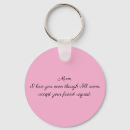 Mamma, jag älskar dig nyckelring