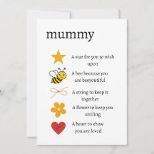 Mamma jag älskar dig present, token jag älskar gåv