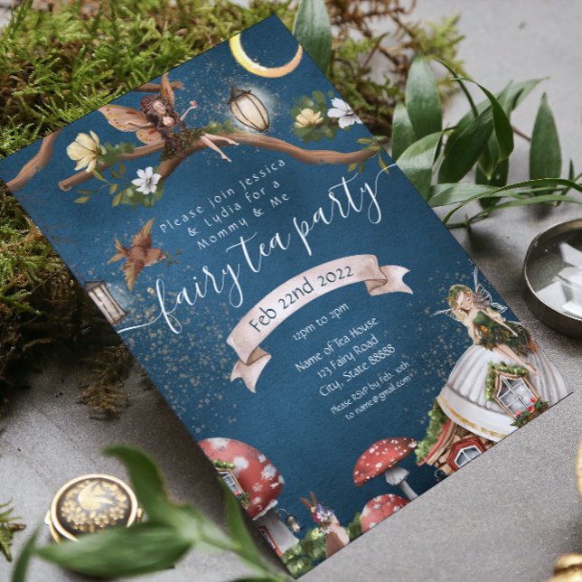 Mamma & Jag Sagoteinvitation till teservering Inbjudningar (Skapare uppladdad)