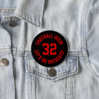 Mamma Jersey-nummer för Black and Red Football