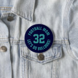 Mamma Jersey-nummer för marin fotboll Knapp<br><div class="desc">Skål på ditt favoritlag, fotbollsspelare eller visa upp ditt pride med en anpassningsbar personlig-spritknapp! Lägg till din skola namn eller anpassa dig med spelarens namn och jersey-nummer. Perfekt för fotboll, basket, baseboll och fotbollsspel! Skapa anpassningsbar stift för hela teamet, cheerleadership, föräldrar och syskon till bära på speldagen. Klicka på Anpassa...</div>