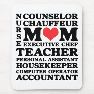 Mamma jobbmors dag Mousepad Musmatta