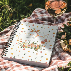 Mamma Journal   Personlig Citrus Blommigt Anteckningsbok