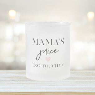 Mamma Juice Funny Quote Bästa Mamma-gåva Frostad Glasmugg