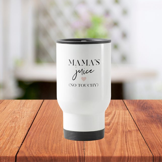 Mamma Juice Funny Quote | Bästa Mamma-gåva Resemugg (Skapare uppladdad)