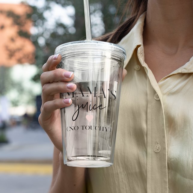 Mamma Juice Funny Quote | Bästa Mamma-gåva Take Away Mugg (Skapare uppladdad)