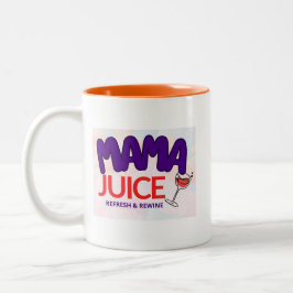 Mamma Juice - Refresh & Rewine Två-Tonad Mugg