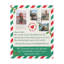 Mamma jul Brev Photo Collage Hug