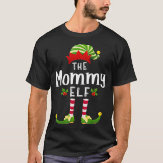Mamma jul Party Elf Matching Family Group T Shirt