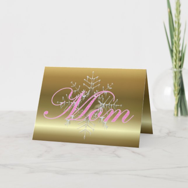 Mamma julkort helgkort (Framsida)