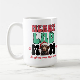 Mamma, Jullabrador Hund Kaffemugg