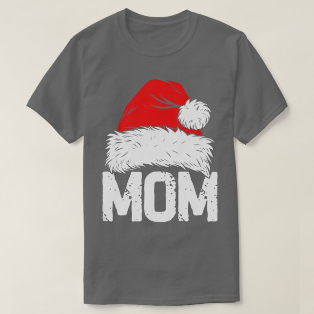 Mamma jultomten Matching Pajamas Mamma T Shirt (Design framsida)