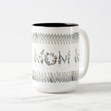 "Mamma" Kaffe Mugg med blommor - enkelt och elegan