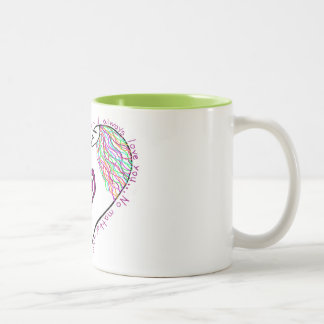 mamma kaffe/teamugg Två-Tonad mugg