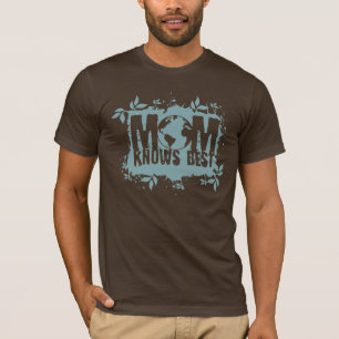 Mamma känner till bästa ekologiska planet T-Shirts