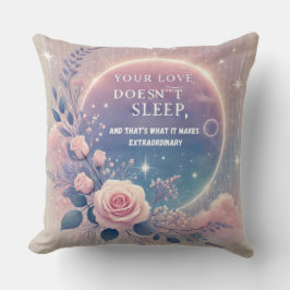 Mamma Kärlek AI art Kudde