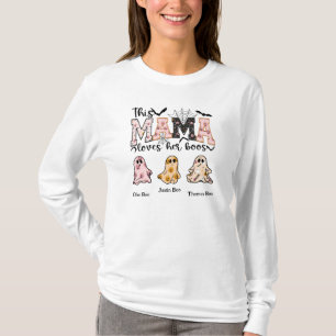 Mamma Kärlek Hennes boon - Personlig 3 Baby Boos T Shirt