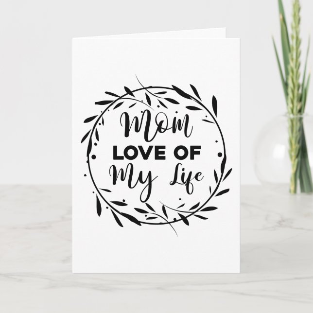 Mamma Kärlek i mitt liv Kort (Framsida)
