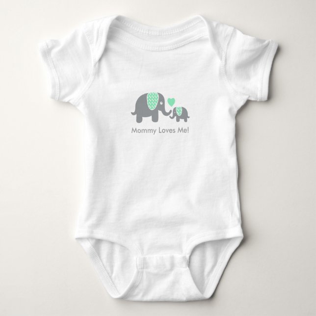Mamma Kärlek Me Elephants Tröja (Framsida)