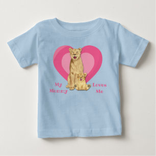Mamma Kärlek Me Lejona Baby T Shirt