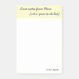 Mamma kärlek noterar din | för att göra listar post-it block