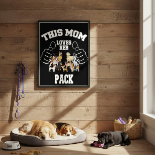 Mamma Kärlek Poster hennes paket