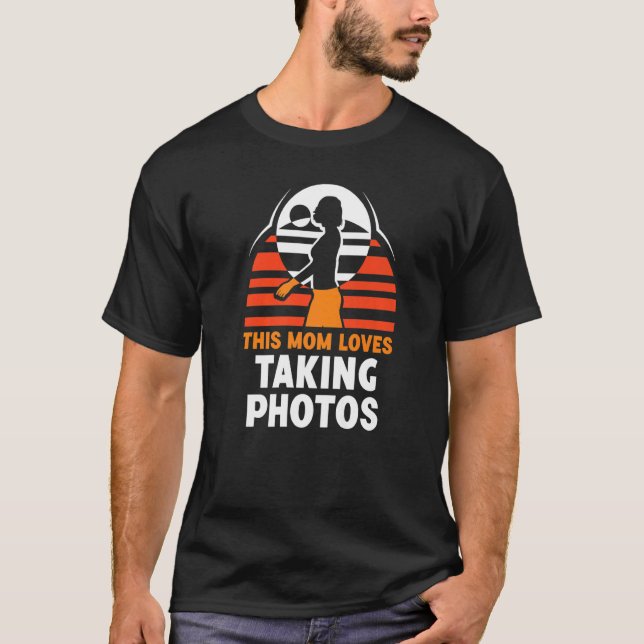 Mamma Kärlek tar fotografikameran Ph T Shirt (Framsida)