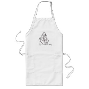 Mamma Kärlek Vacker Design Långt Förkläde