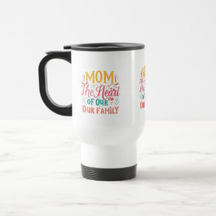 Mamma: Kärnan i vår familj - 15 oz Resemugg